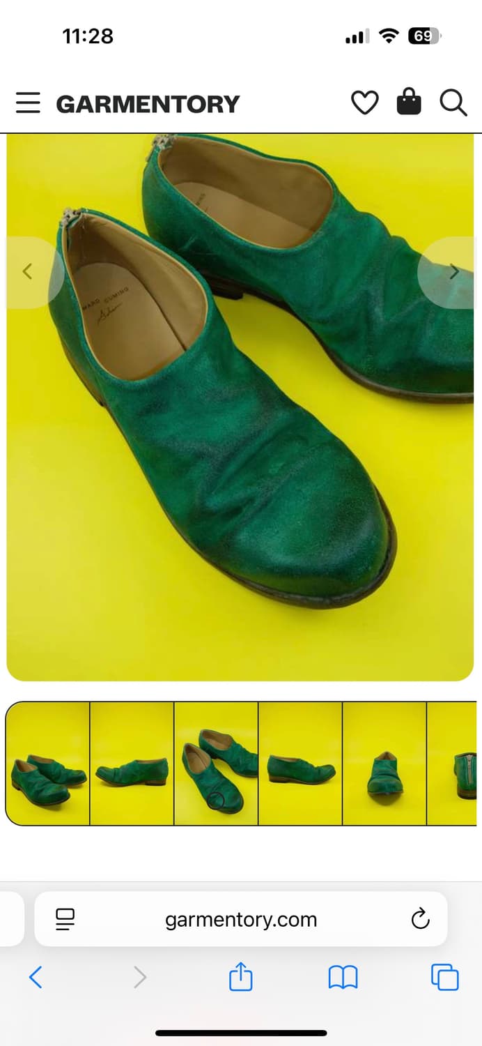 에드워드커밍 스웨이드 슬립 온 그린색상 상품이미지2