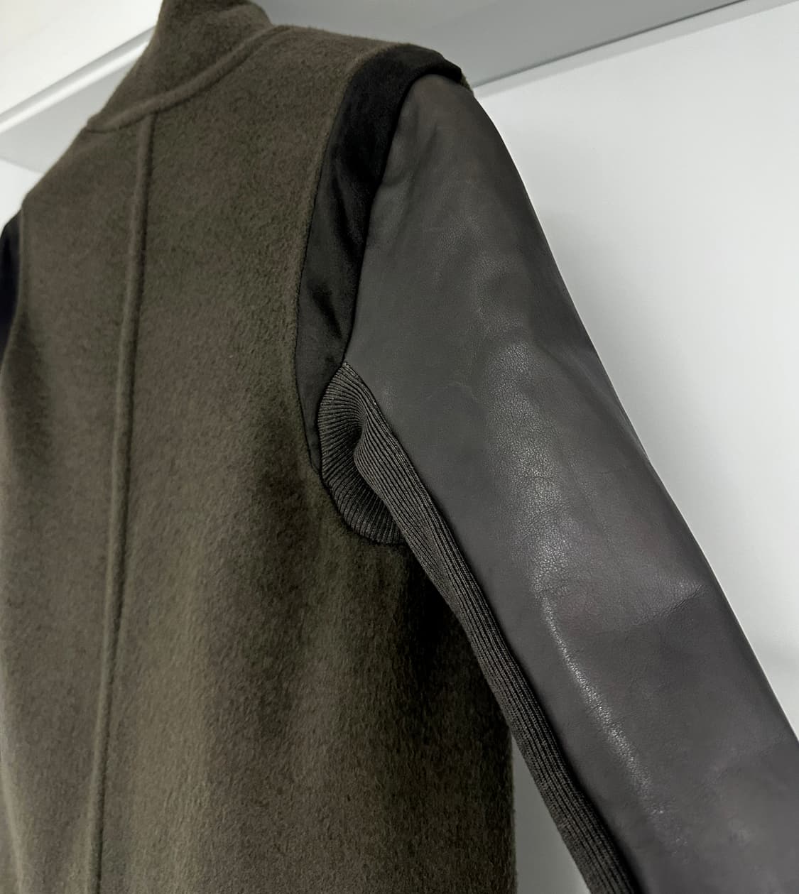 Rick Owens 14FW 아카이브 캐시미어 카프스킨 롱 코트 상품이미지5