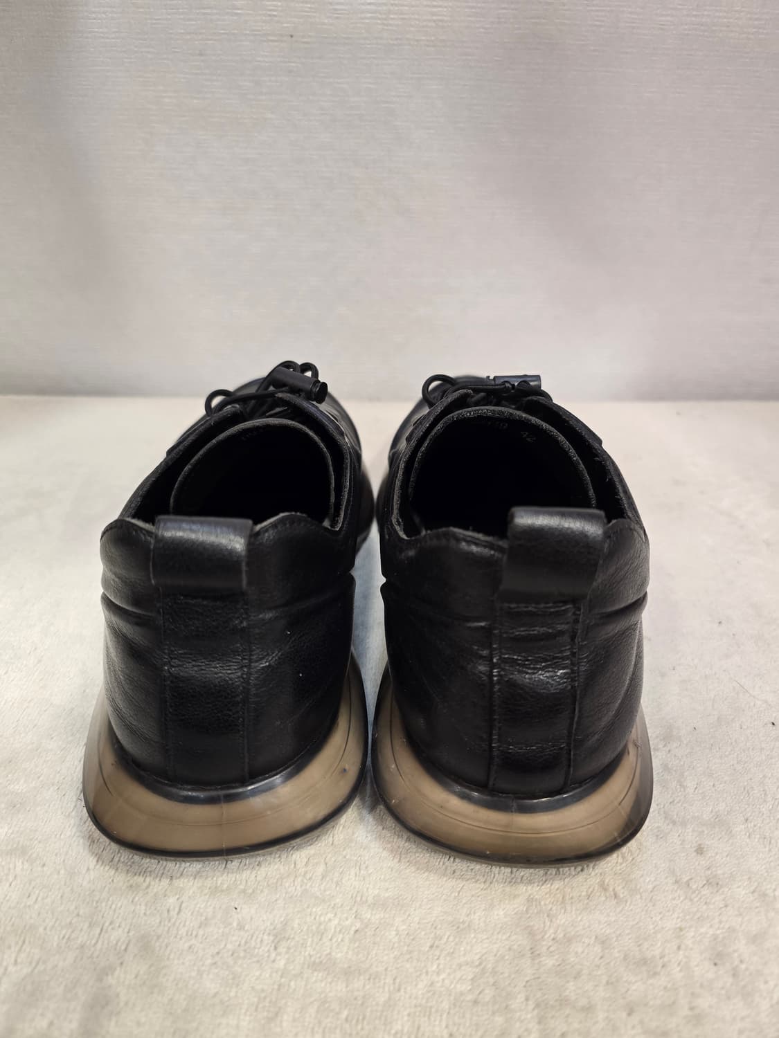 Jik's 소가죽 블랙 스트링 스니커즈 42사이즈(265~270) 상품이미지5