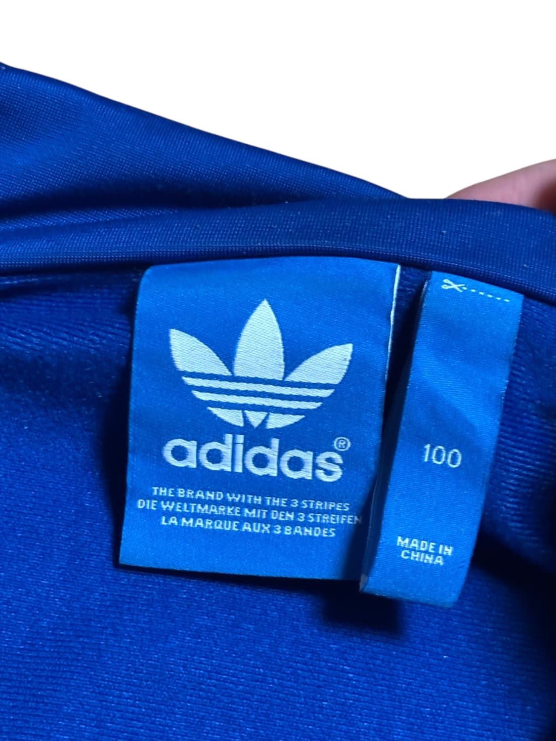 아디다스 파이어버드 체크 패턴 져지 트랙탑 상품이미지6