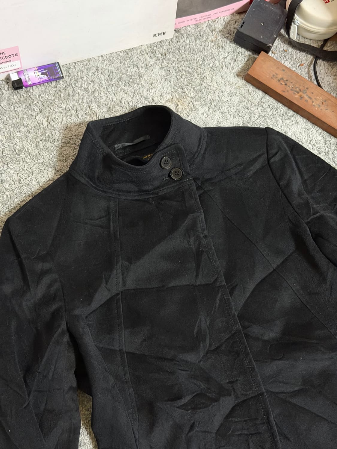 atelier sab 로로피아나 울 버튼 코트 상품이미지4