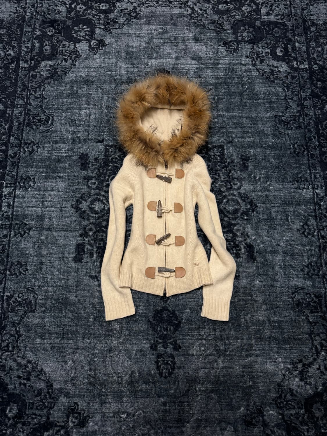 Burberry blue label 00s trimming fur car 상품이미지1