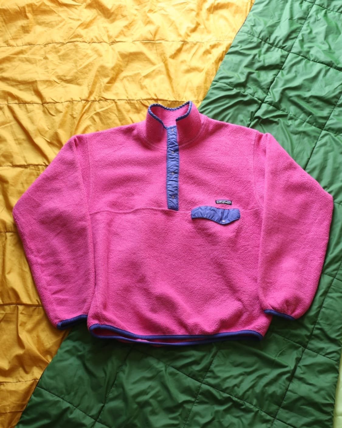 파타고니아 90s 빈티지 신칠라 스냅티 플리스 핑크 상품이미지9