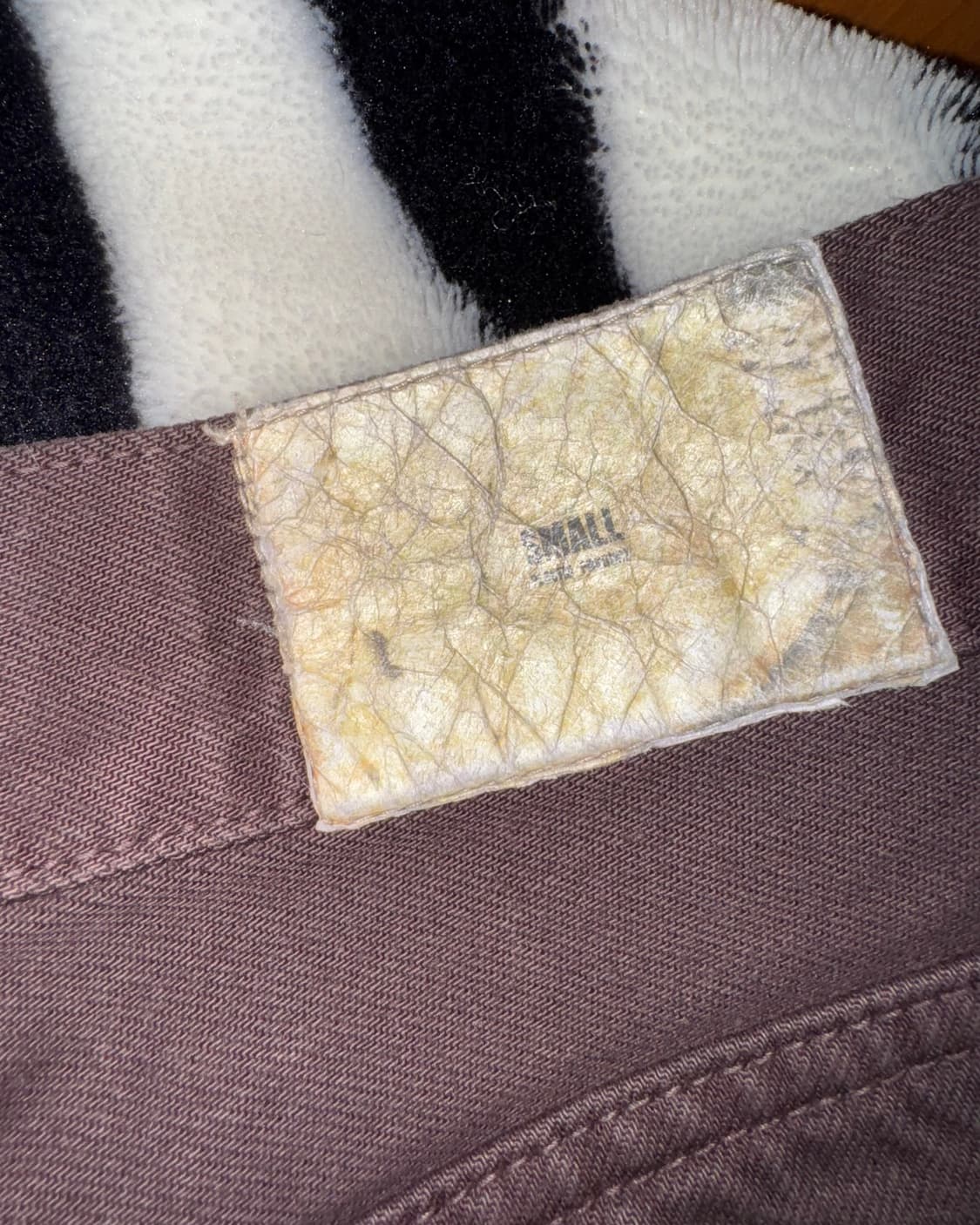 플라스틱 프로덕트 Dyed Denim (red bean) S사이즈 상품이미지3