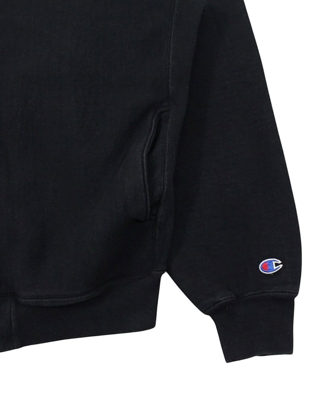 1990s USA 챔피온 리버스위브 스냅 가디건 블랙 빈티지 미국제 상품이미지6