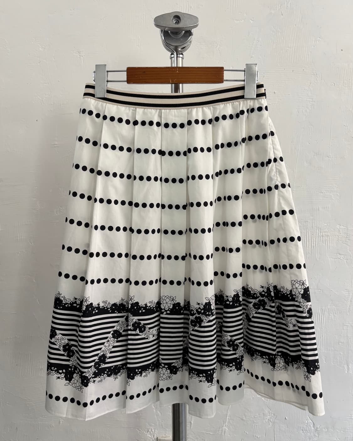 Marni 마르니 화이트 도트 패턴 스커트 상품이미지1