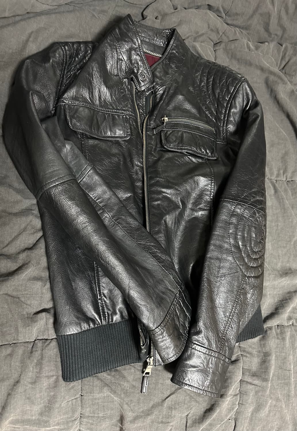 자라 가죽자켓 상품이미지2