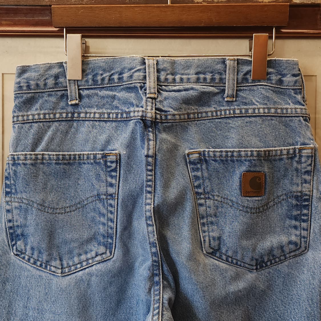 칼하트 데님팬츠 트레디셔널 워크 데님 팬츠 연청 32x32 상품이미지9