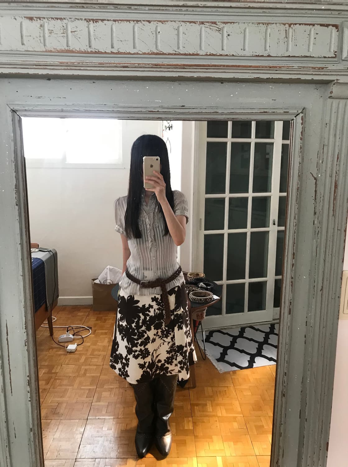 vintage frill blouse 상품이미지2