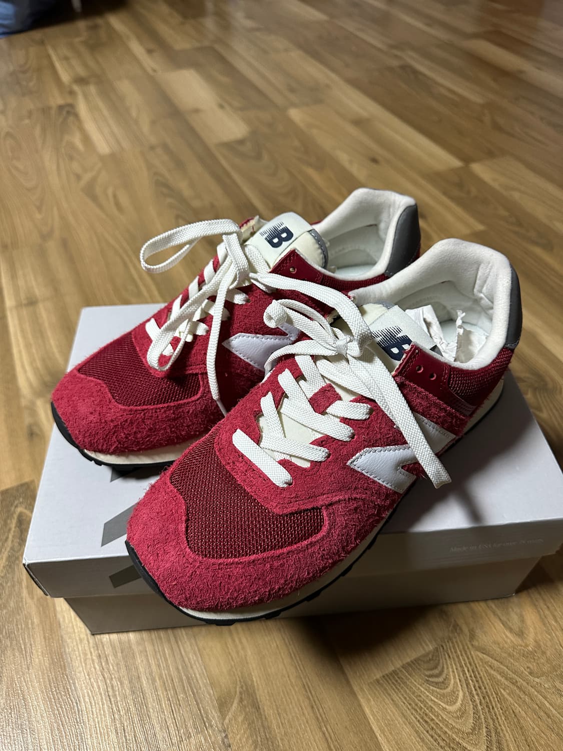 뉴발란스 574 헤리티지 레드 280사이즈 상품이미지1