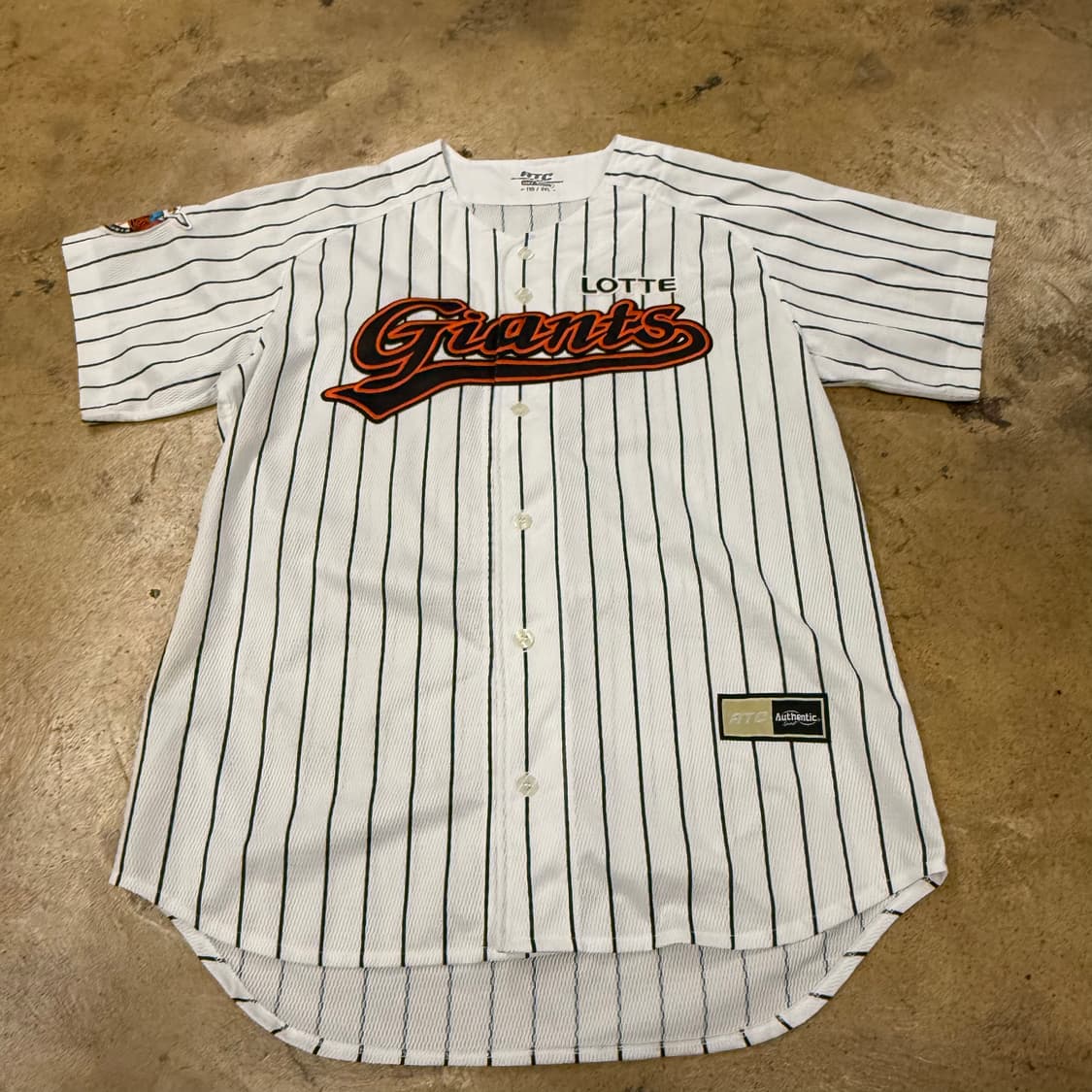 [ 2XL,110 ] 롯데자이언츠 노마킹 반팔 야구 유니폼 b8 상품이미지2