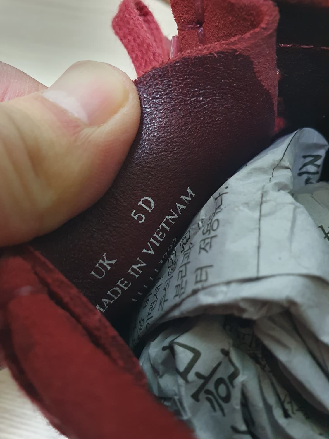 클락스 왈라비 메이플 스웨이드 레드 240 상품이미지10