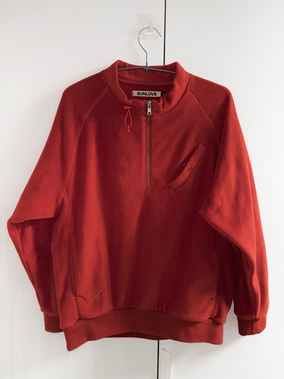 sunlove 썬러브 하프집업 플리스 s 상품이미지1