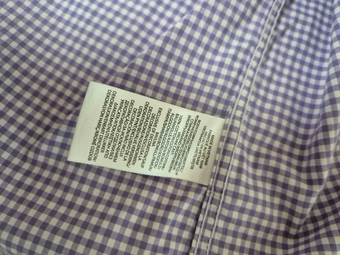 폴로 랄프로렌 반팔 체크 셔츠/퍼플 상품이미지6