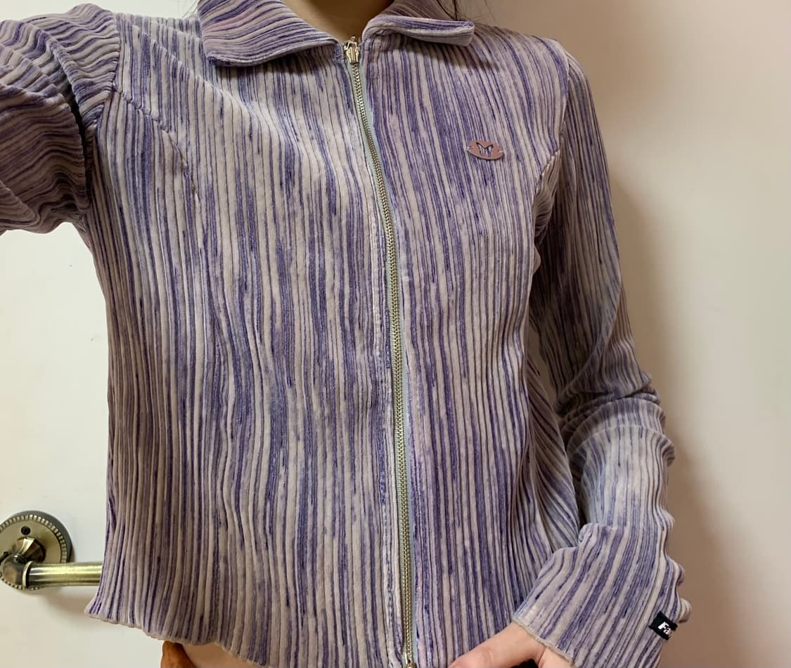 팬시클럽 벨루아(벨벳) 크롭 자켓 상품이미지3