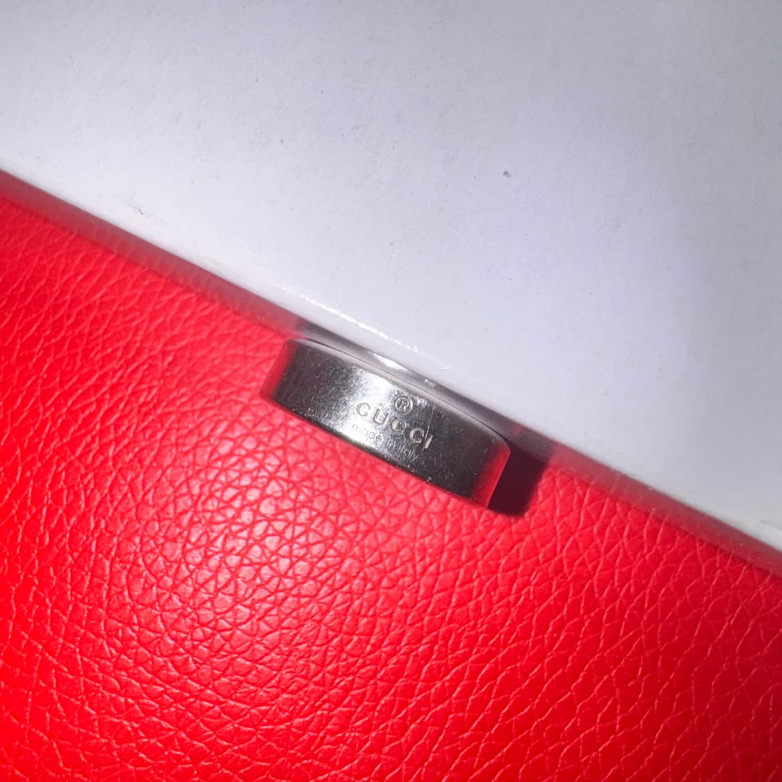 구찌 다이애그널 인터로킹 G 링 15호 상품이미지4