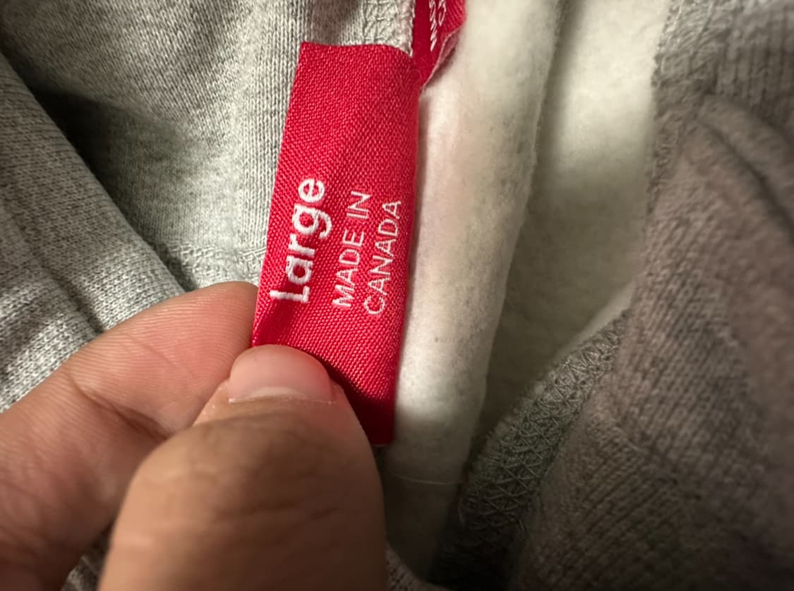 [L]슈프림 반다나 후드 그레이 상품이미지3