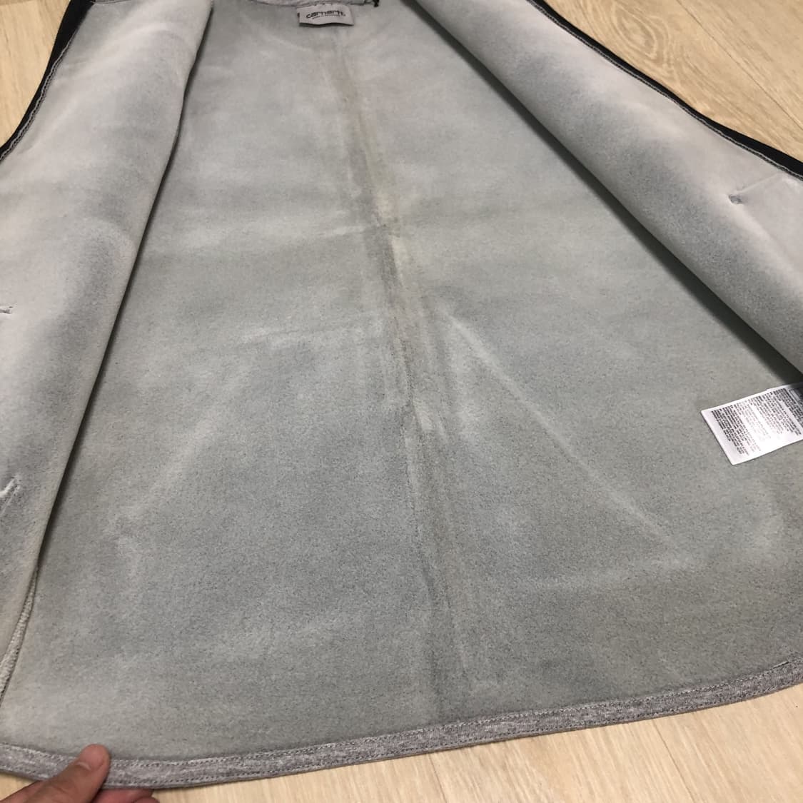 (S) 새상품 칼하트 Carhartt WIP 카 럭스 베스트 그레이 상품이미지5