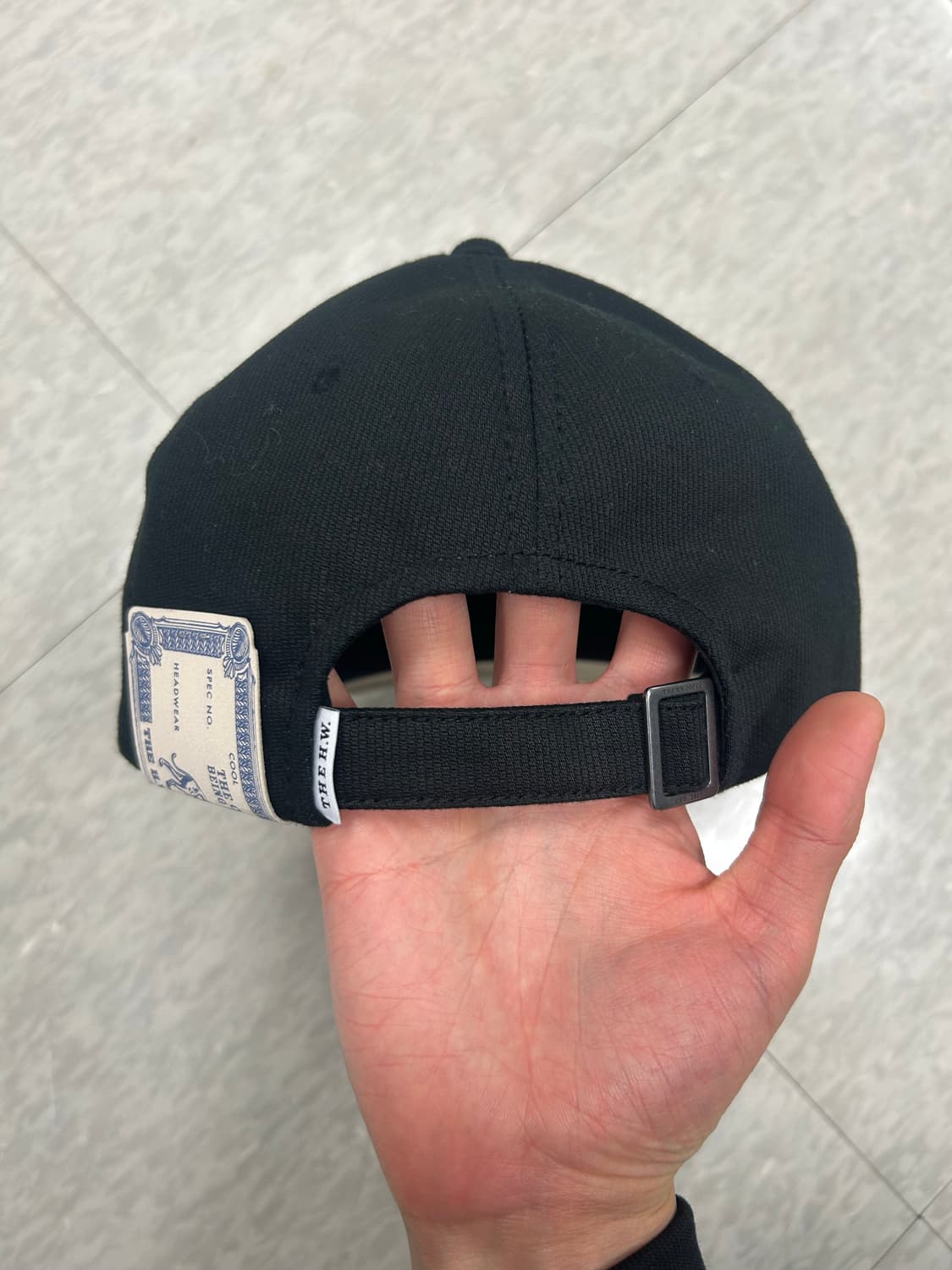 도그앤코 투톤 캡 블랙 상품이미지3