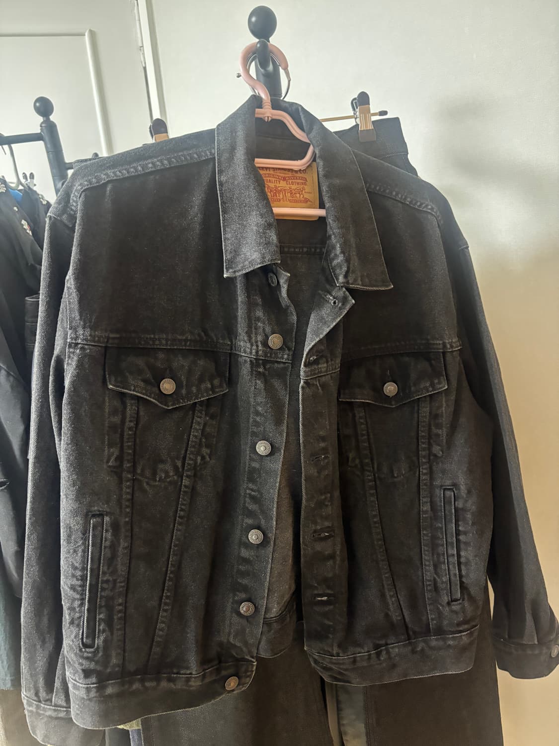 리바이스 빈티지 흑청 트러커 상품이미지1