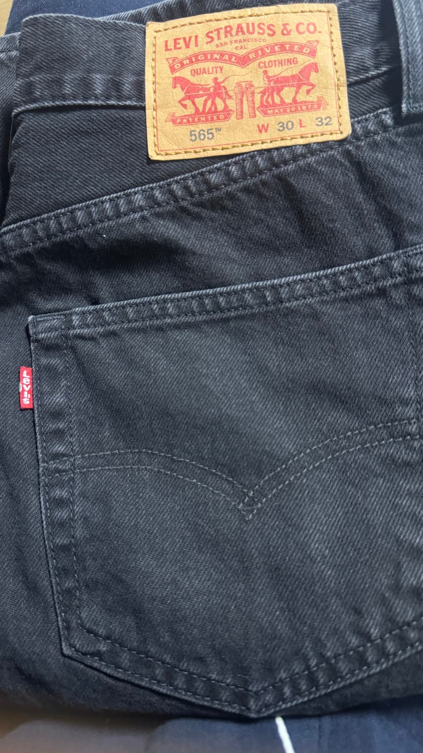 리바이스 565 30/32 흑청 상품이미지1