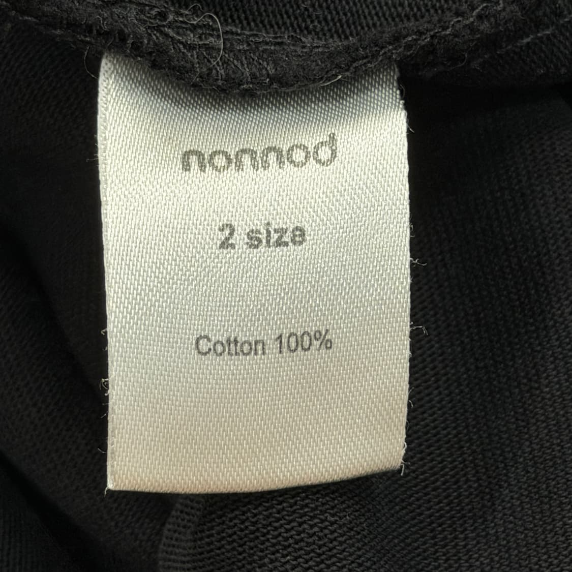 NONNOD 논노드 소프트 드링크 반팔티 워시드 블랙 2 상품이미지6