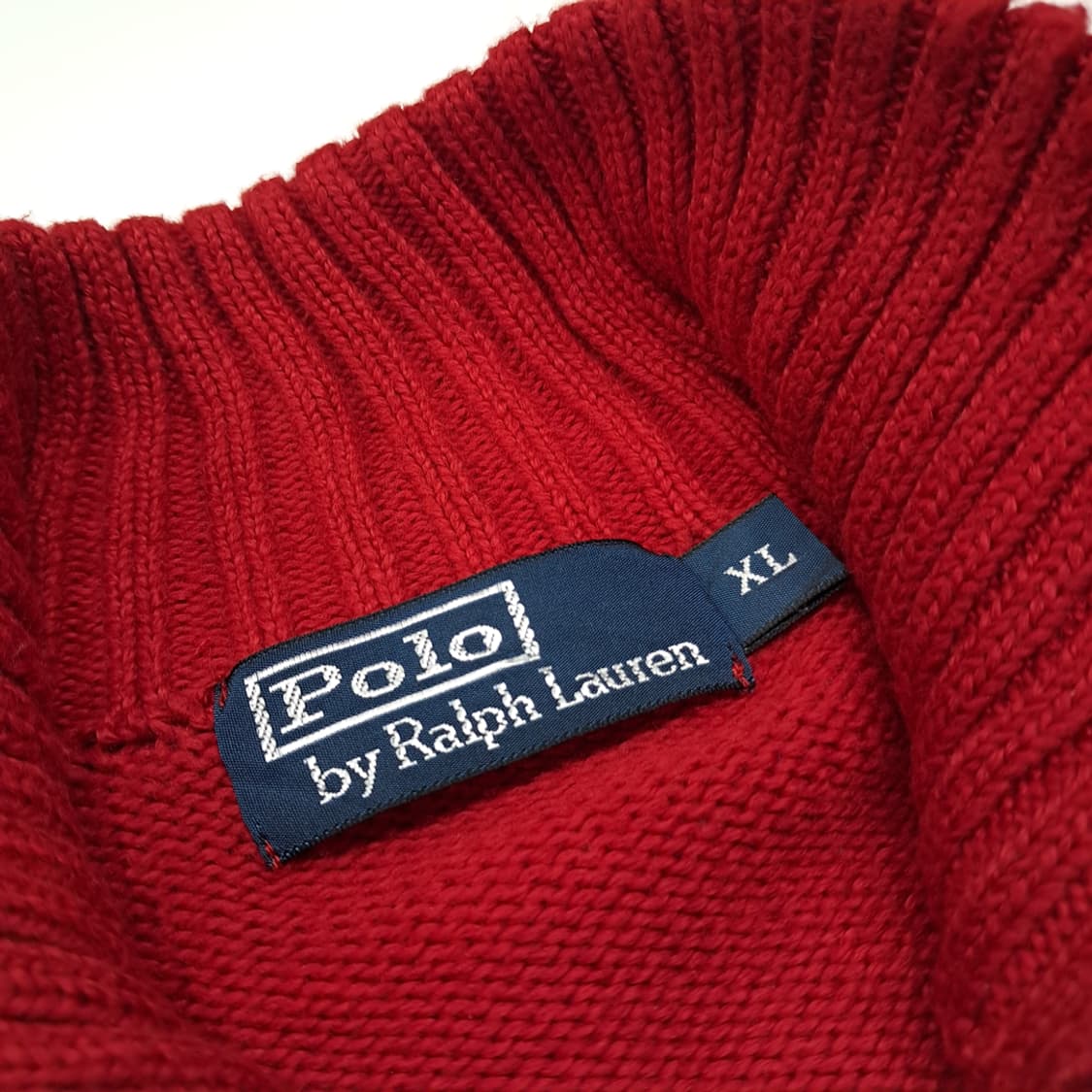 CL028 XL 폴로 랄프로렌 유럽판 2way 드라이버즈 니트 집업 상품이미지4