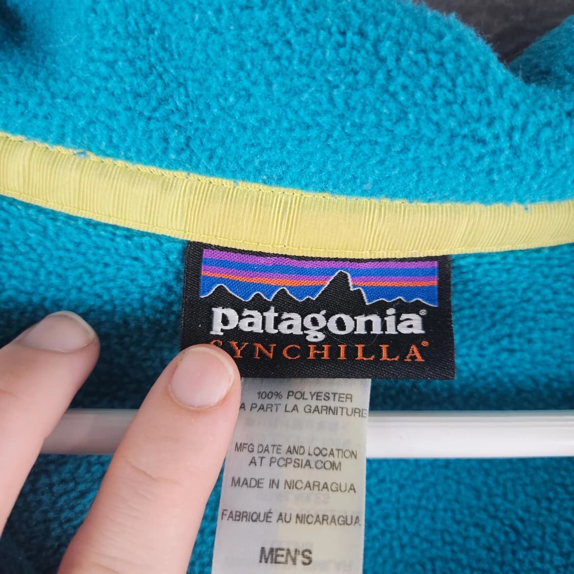 10s 파타고니아 신칠라 스냅-T 틸/블루 니카라과 상품이미지3