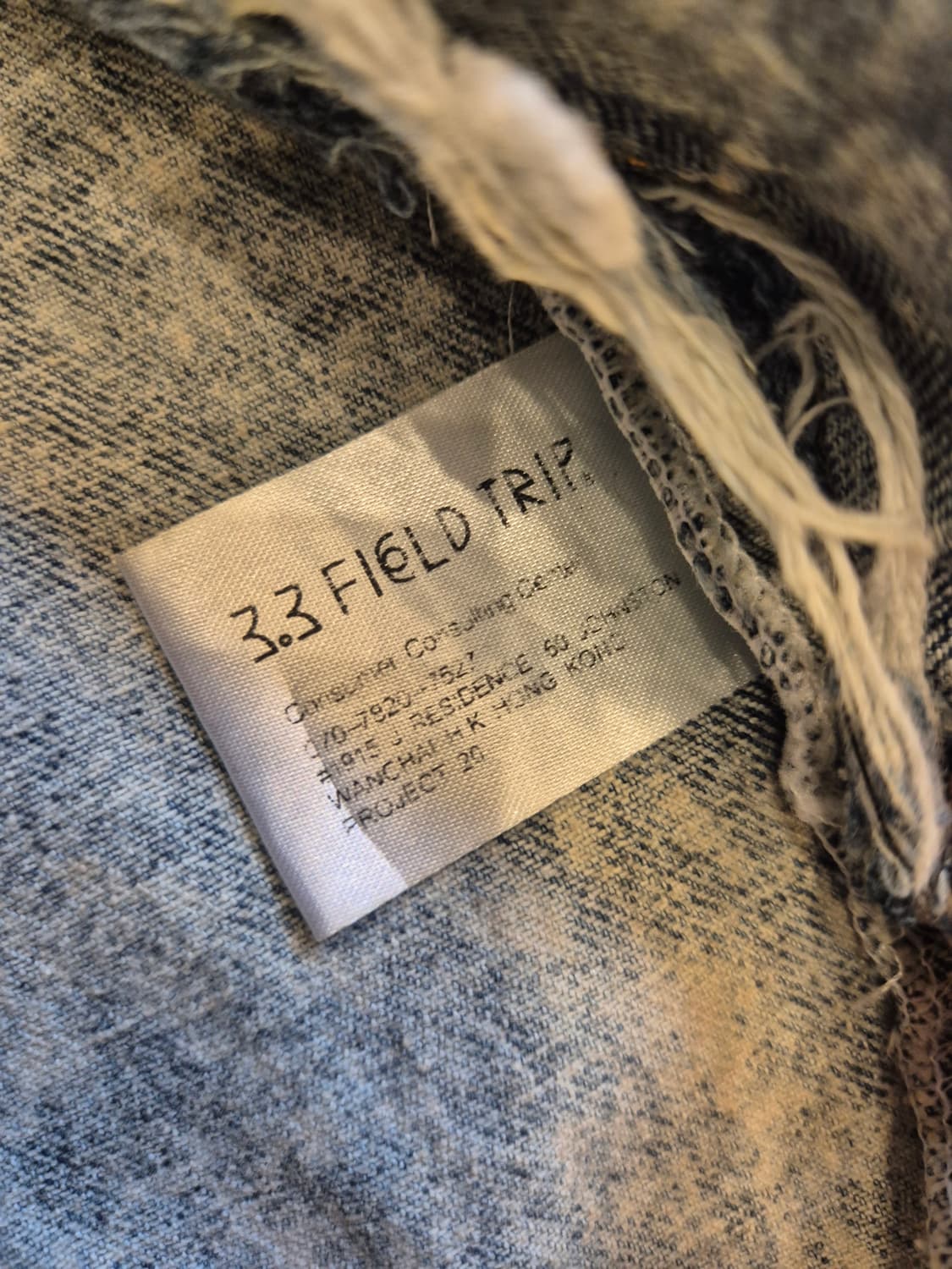 3.3 FIELD TRIP by PROJECT 21 브랜드의 워싱 데님 상품이미지8