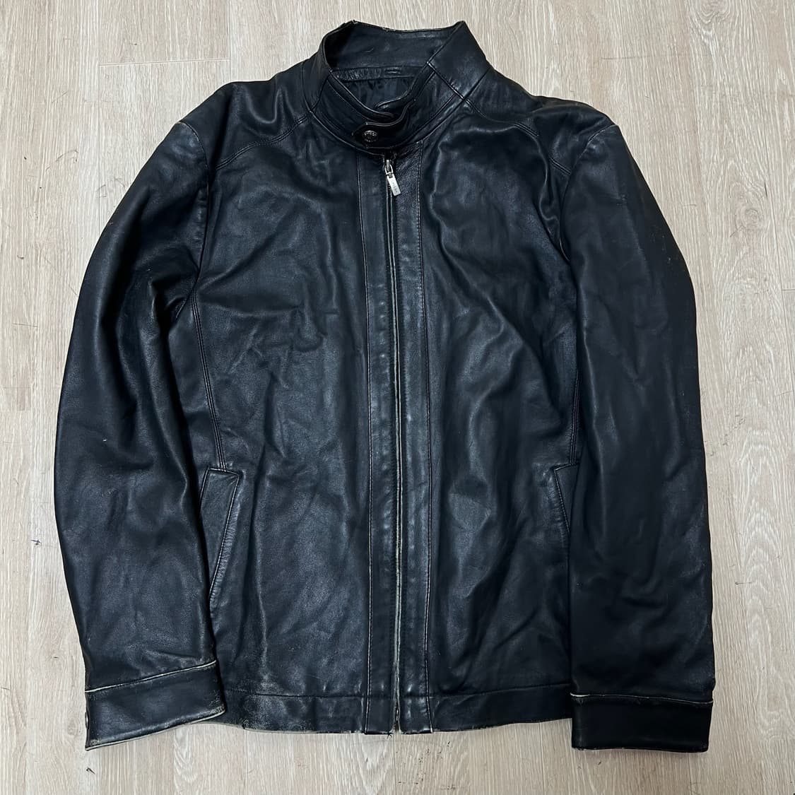 데이즈온 남성 천연 양가죽 라이더 가죽자켓 XL/105  상품이미지1