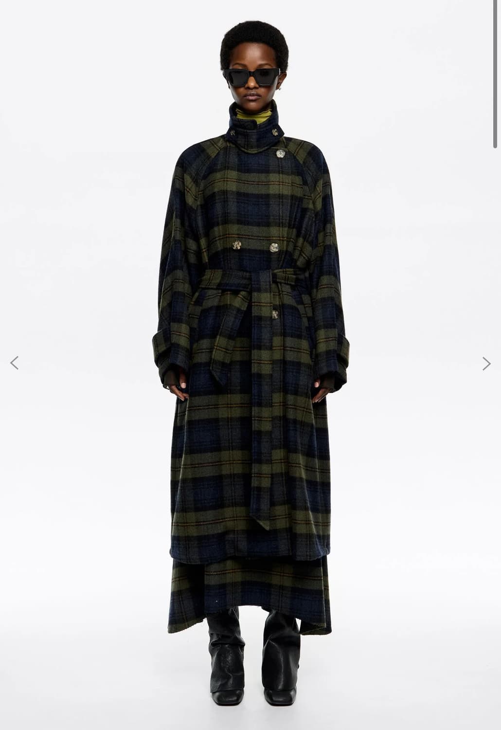 빔바이롤라 래글런 체크 코트 상품이미지6