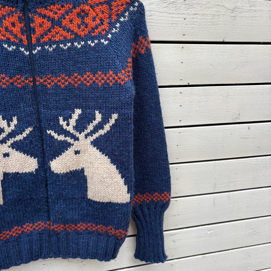 Benetton 베네통 니트 집업 상품이미지4