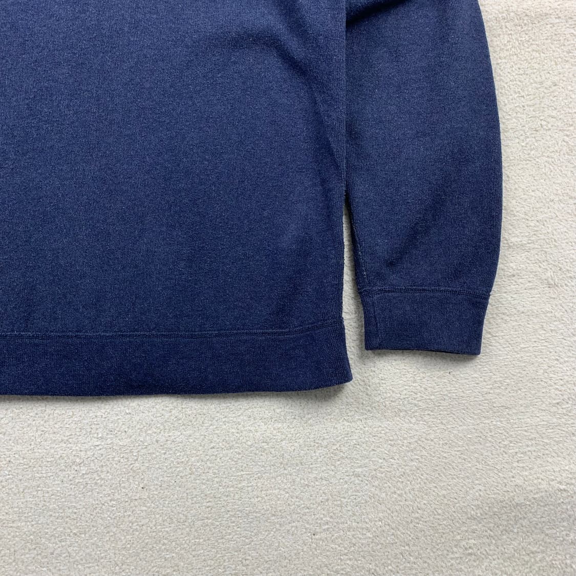 폴로 랄프로렌 패치로고 네이비/그레이 리버시블 쿼터집 니트 상품이미지4