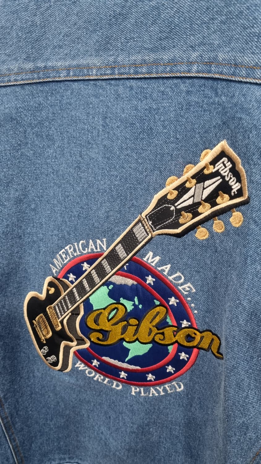 BODEN USA 105  레트로 데님자켓 깁슨 전자기타 타입3 청자켓 상품이미지1