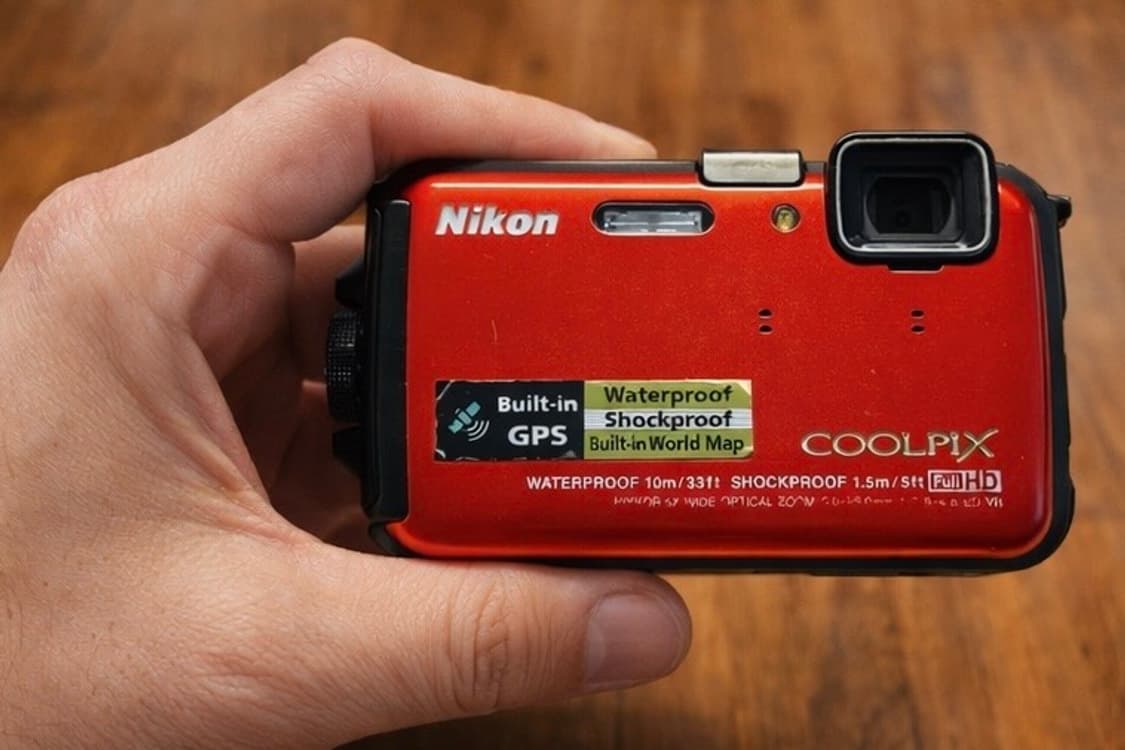 니콘 쿨픽스 AW110(100)오렌지 빈티지카메라 사진있음 상품이미지1