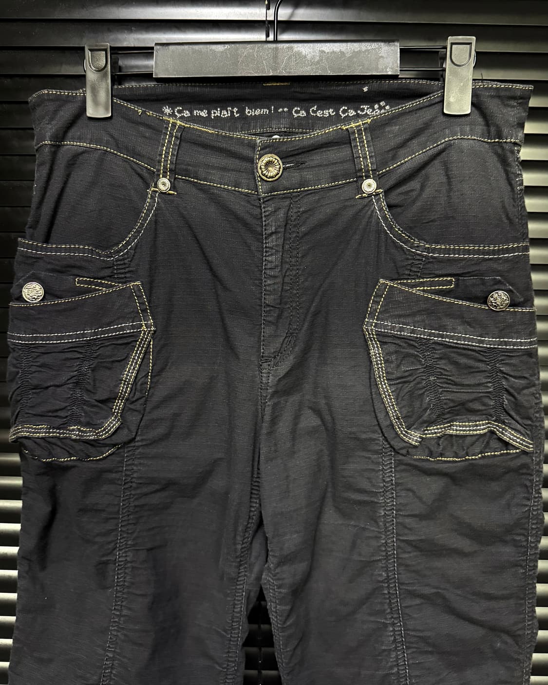 일본 브랜드 셔링 바지 고스 펑크 락시크 갸루 로리걸 블랙 인디안 콘초  상품이미지1