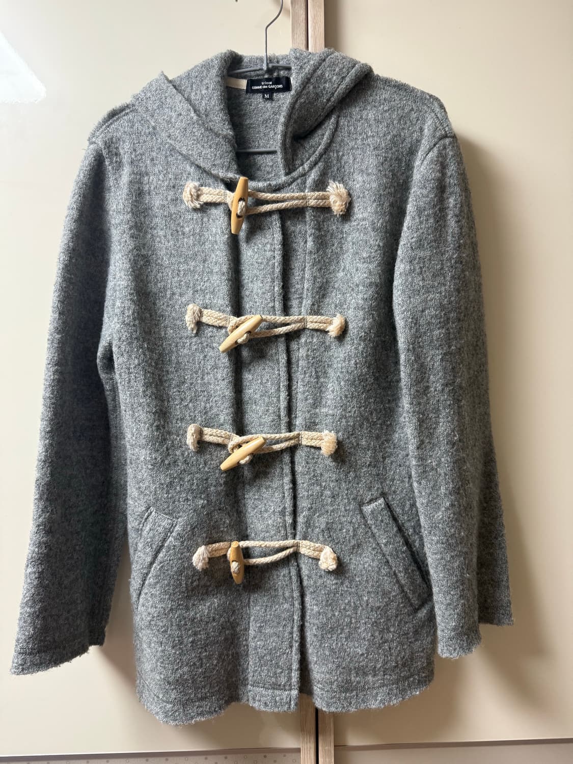 (M) Comme des Garcons wool hoodie coat 상품이미지1