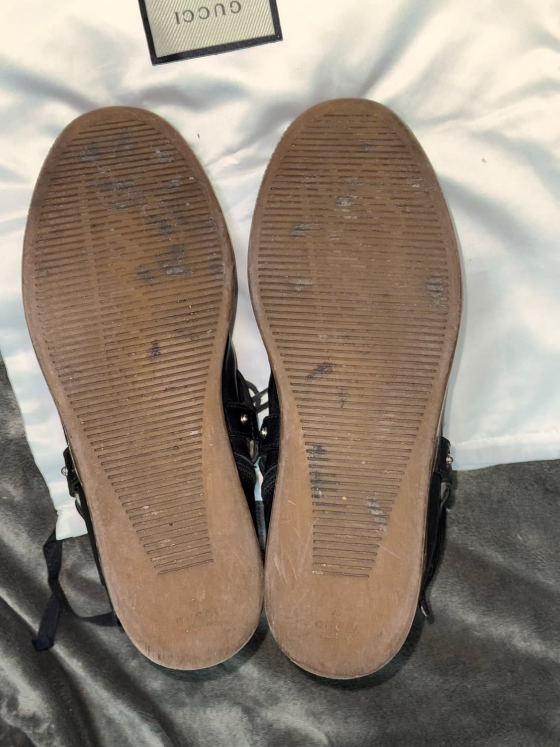 구찌 홀스빗 레더 하이탑 스니커즈 상품이미지9