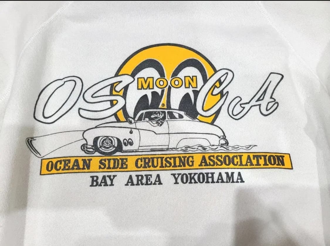 헤인즈 90년대  mooneyes osaka 빈티지스웻셔츠 상품이미지5