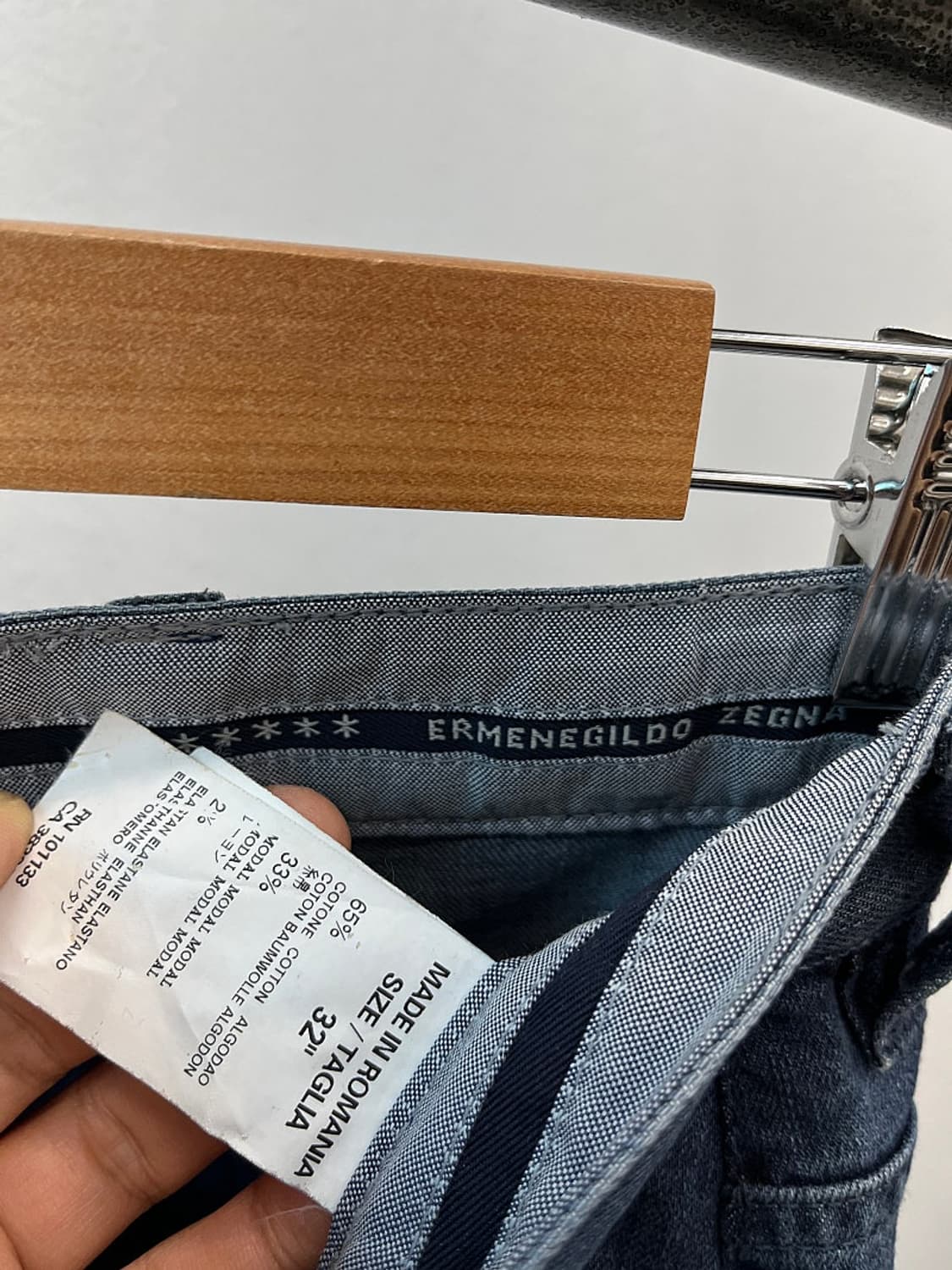 31) 에르메네질도제냐 스판 청바지  상품이미지8