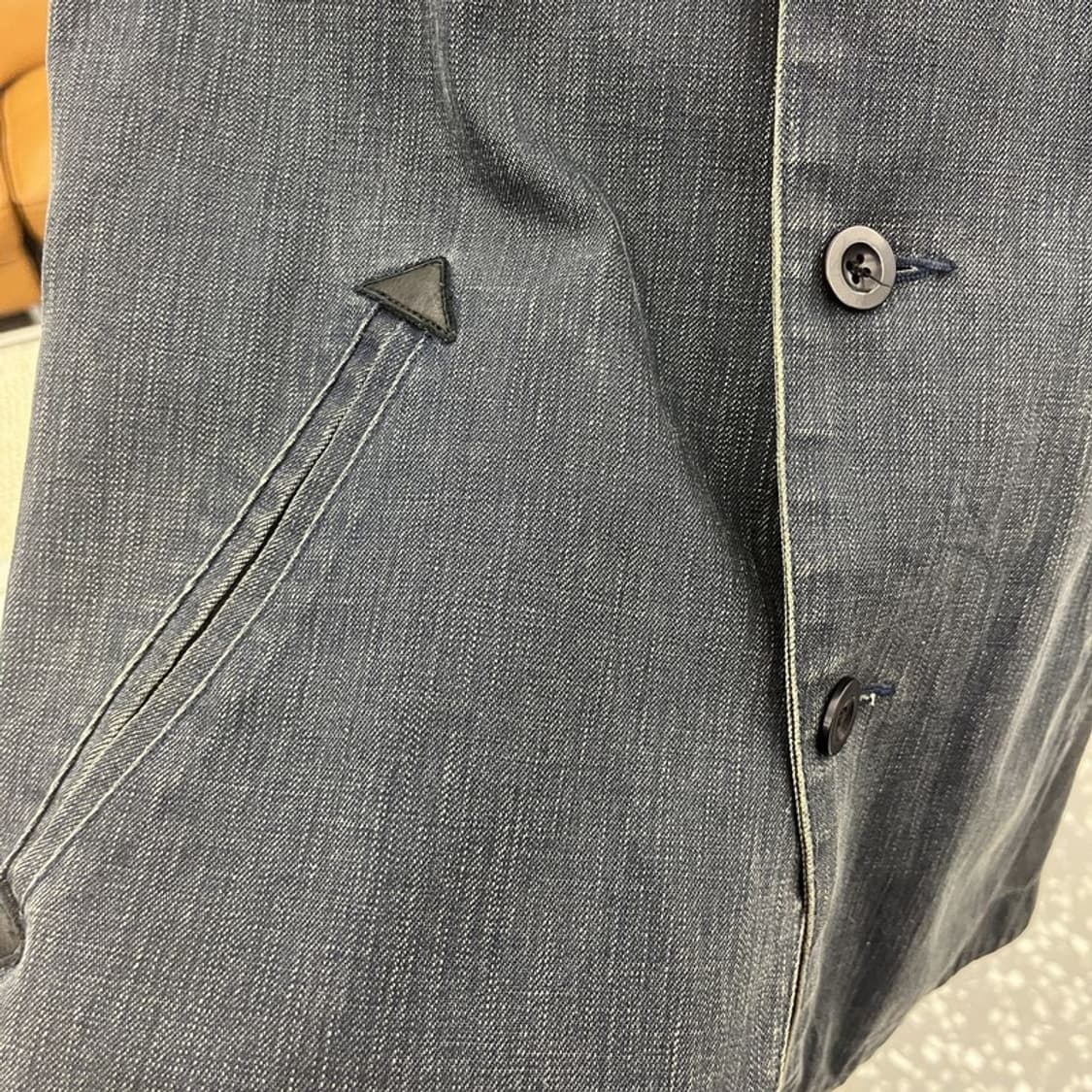 빔스 빈티지 모던시크 캐주얼 드레스핏 데님자켓 M C10455 상품이미지8