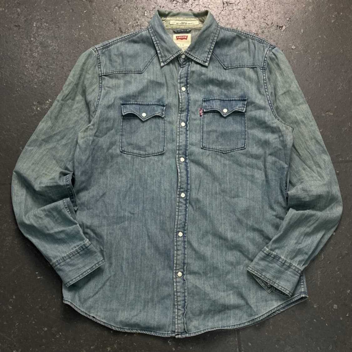100 리바이스 데님셔츠  상품이미지1