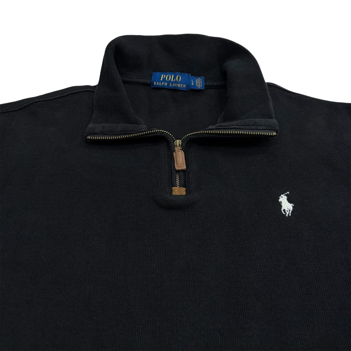 폴로 랄프로렌 반집업 하프집업 블랙 니트 L 상품이미지3