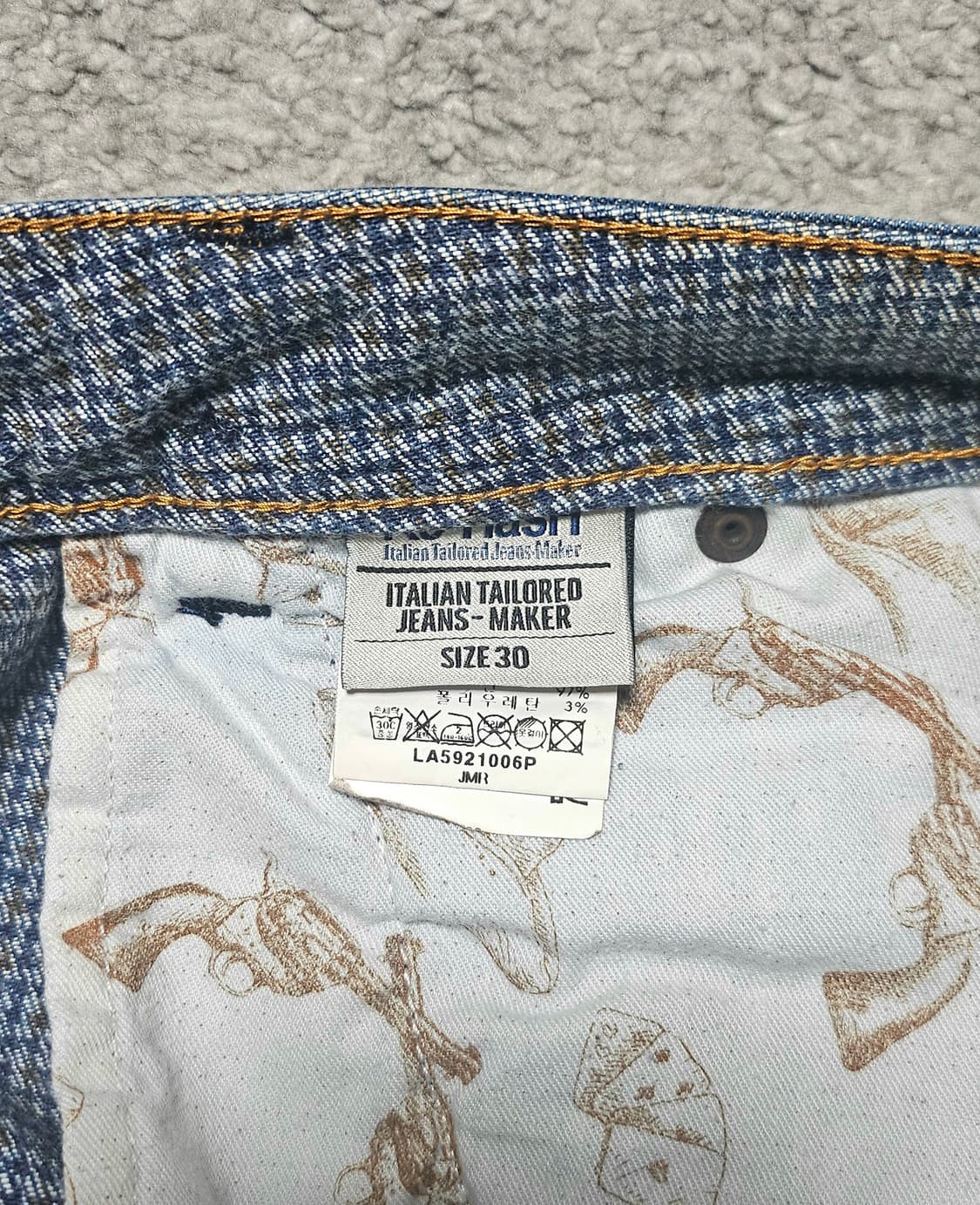 Re-Hash 테일러드 진 Size 30 미실착 새제품 상품이미지4