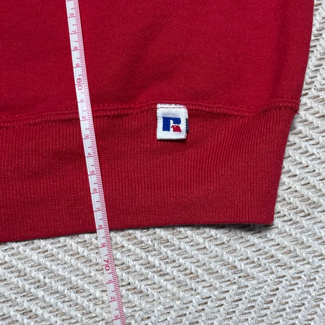 (XL) 90s 빈티지 러셀 애슬레틱 레드 맨투맨 상품이미지4