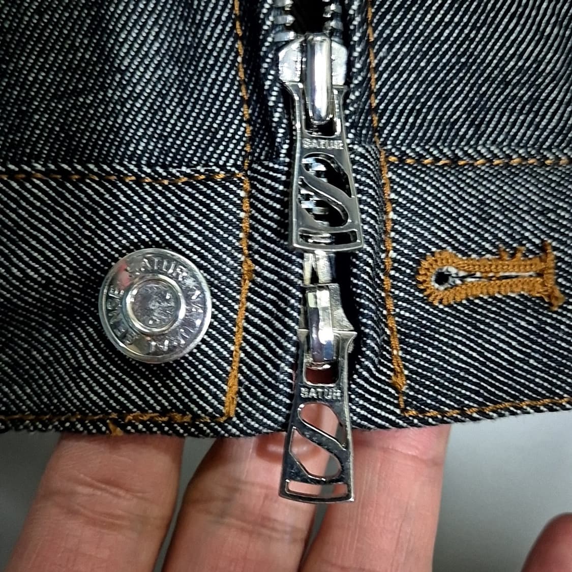 세터 카마로 집업 데님 자켓 상품이미지5