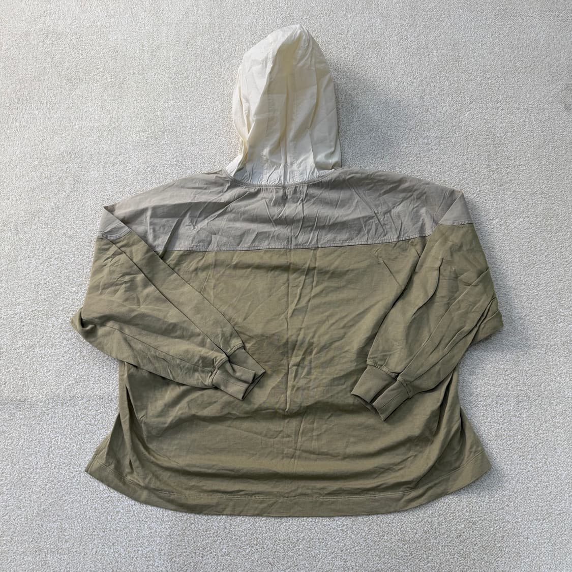 F 시스템 블록 스트링 후드 아노락0203T 상품이미지2