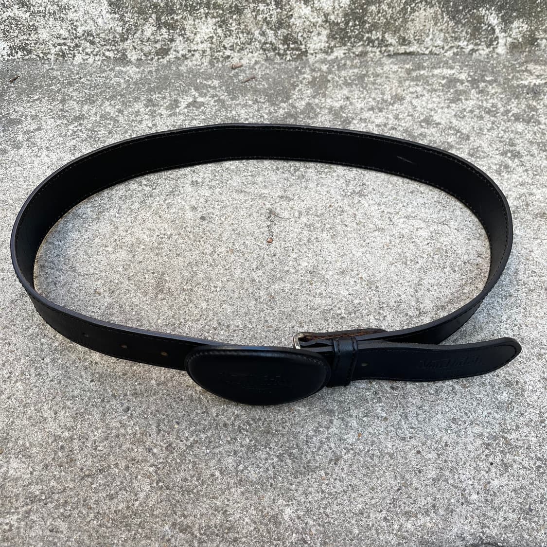[OS] Von Dutch 오리지널 블랙 레더 벨트 상품이미지4