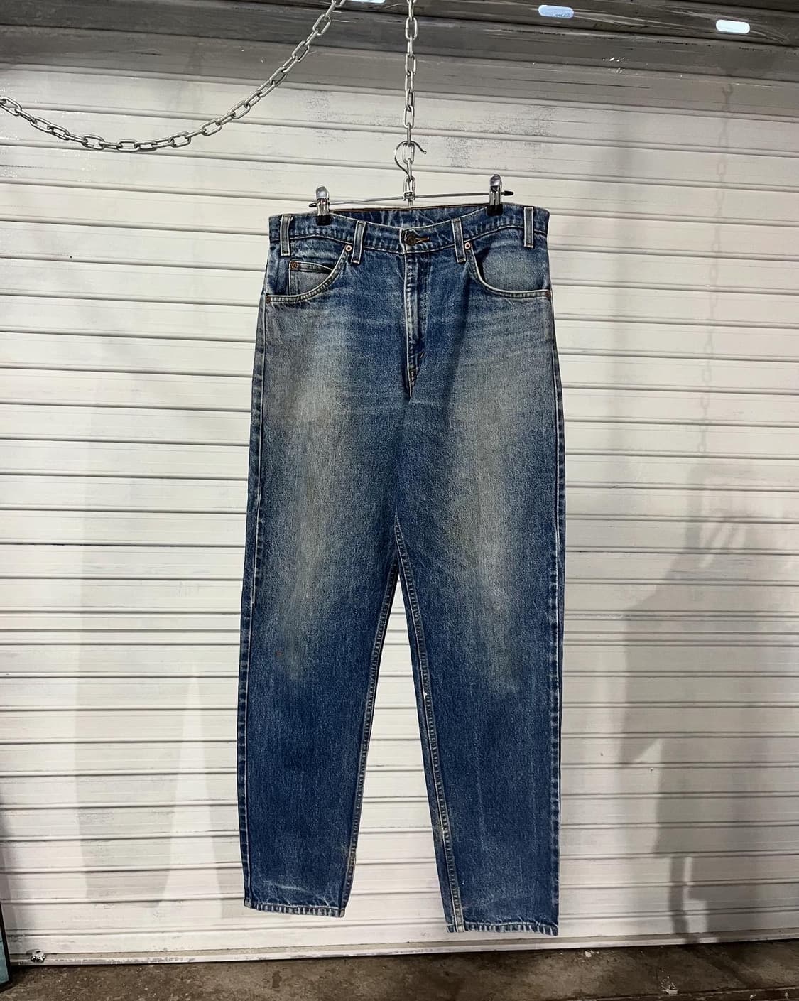 90s Levi’s 550 orange tab dirty denim 상품이미지2