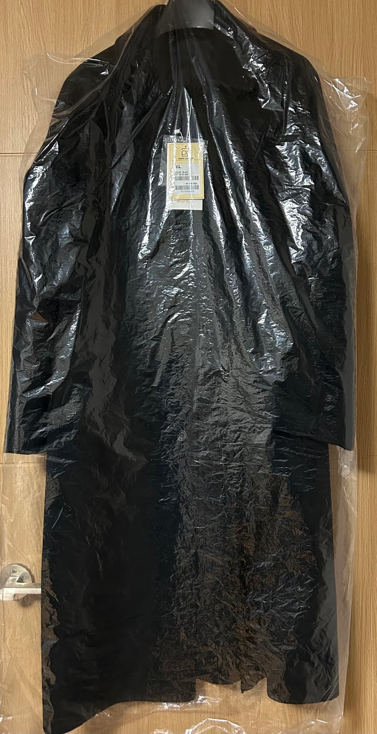 제로라운지 캐시미어 100 핸드메이드 코트 블랙 XL 상품이미지1